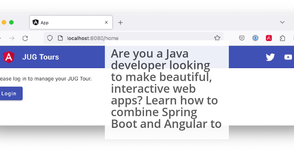 Build a Beautiful CRUD App with Spring Boot and Angular image