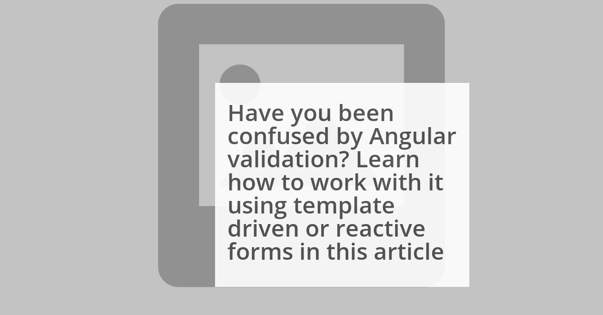 Angular validation image